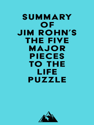 cover image of Summary of Jim Rohn's the Five Major Pieces to the Life Puzzle
